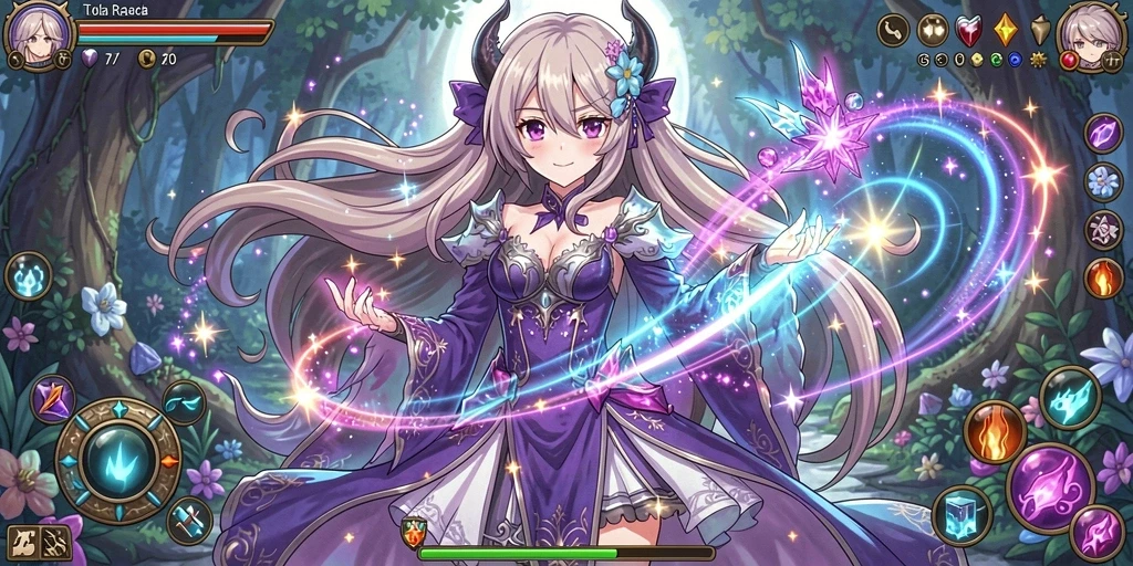 Tampilan utama game dengan desain yang menarik.