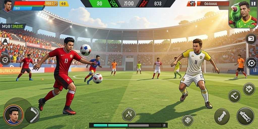 Tangkapan layar menampilkan permainan yang seru dan penuh aksi.