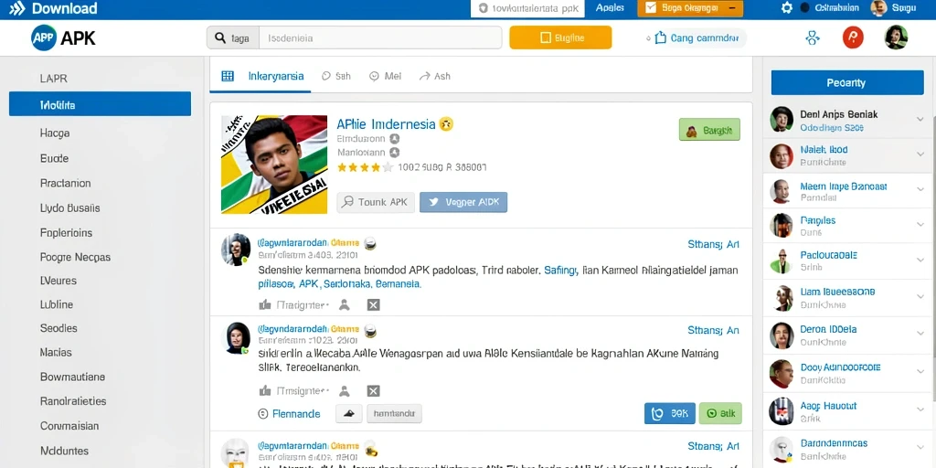 Tampilan antarmuka utama GTPIDN yang menarik dan mudah dinavigasi.