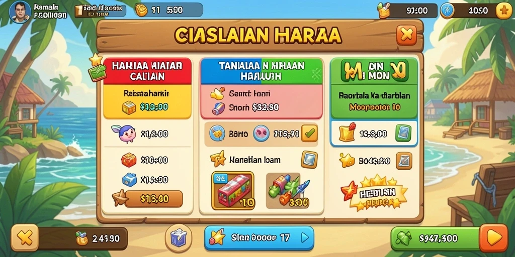 Tampilan antarmuka yang user-friendly.