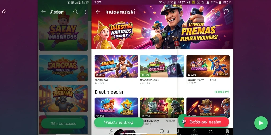 Tampilan karakter utama yang menarik dan dinamis.