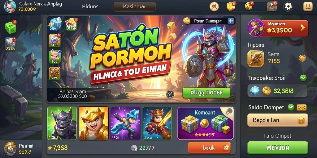 Screenshot menampilkan antarmuka pengguna yang menarik dan intuitif.