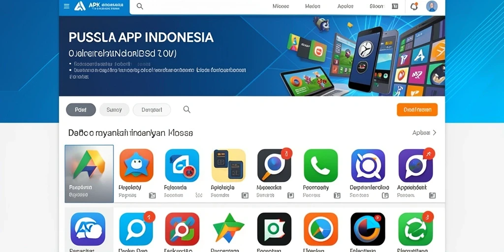 Tampilan menu utama yang menarik dan user-friendly.